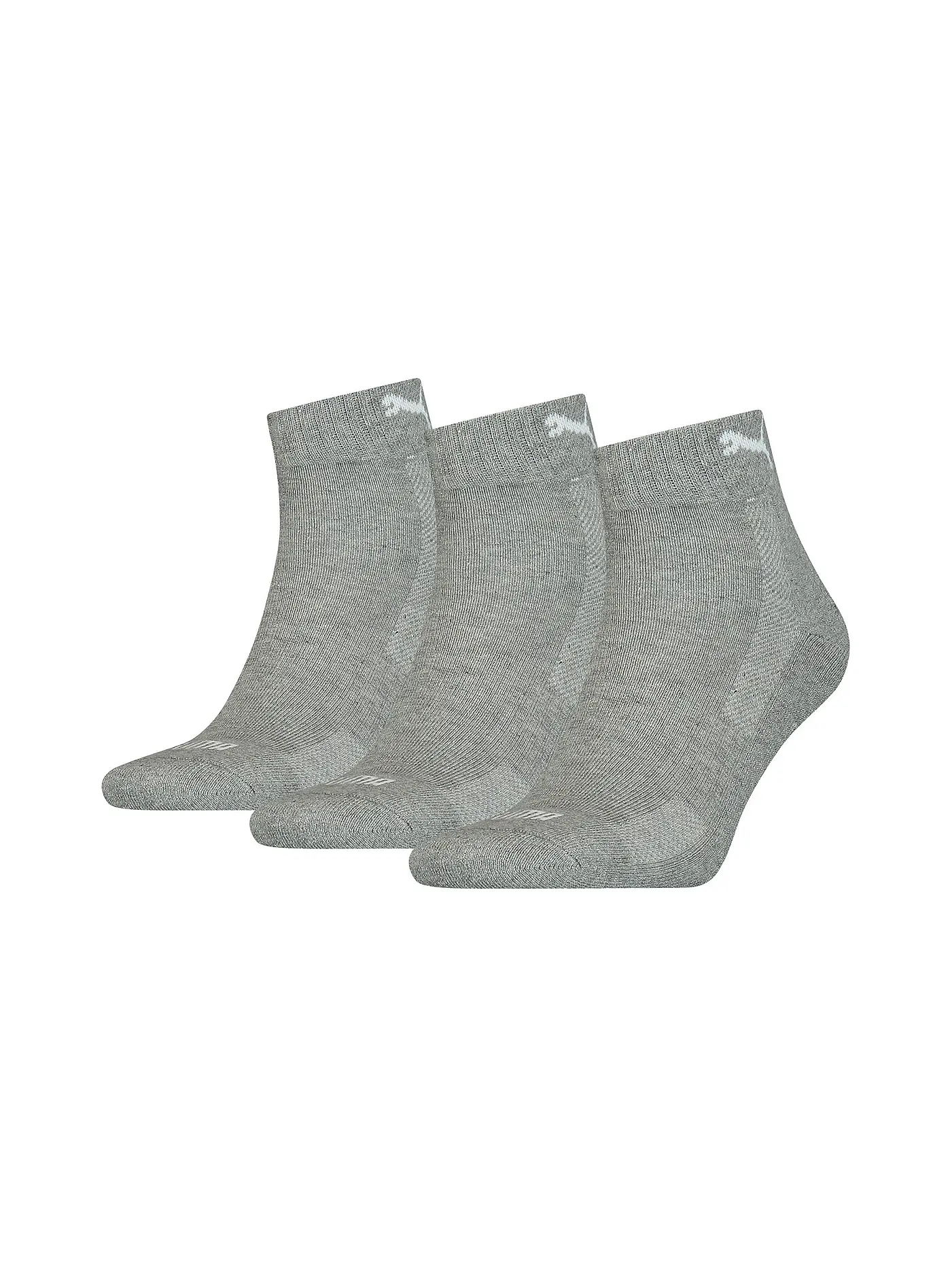 PUMA | Quarter Socks 3-er Pkg. grey melange | 